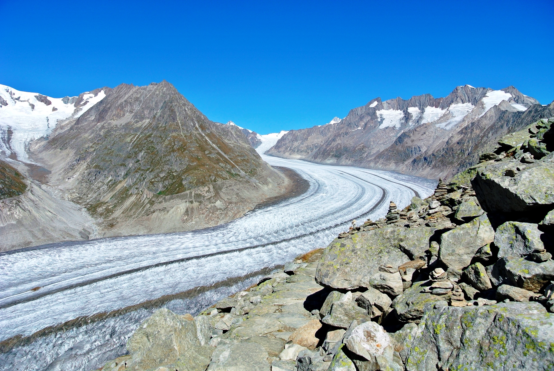 Aletschgletscher Wallis Wanderung Wandertipp Schweiz Reiseblog